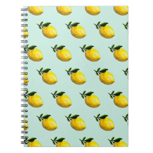 Carnet Peinture au citron aquarelle