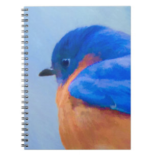 Carnet Peinture Bluebird - Art original pour oiseaux