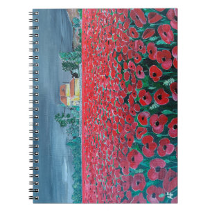 Carnet Peinture Campo de Amapolas par Alfred Fox