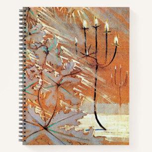 Carnet Peinture célèbre hiver (V)