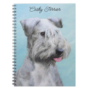 Carnet Peinture Cesky Terrier - Cute Original Chien Art