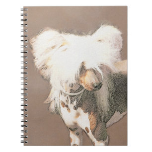 Carnet Peinture Chinoise sans cheveux peint art original 