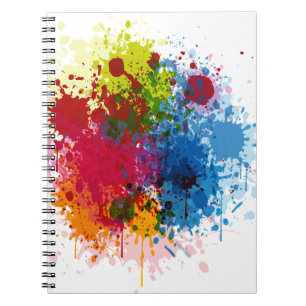 Carnet Peinture colorée