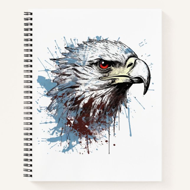Carnet Peinture d'aigle (Devant)