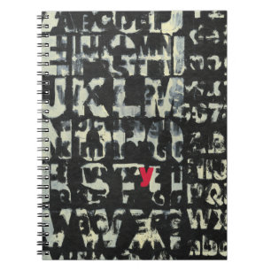 Carnet Peinture d'alphabet par le Normand Wyatt