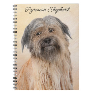 Carnet Peinture de berger pyrénéenne - Cute Original Chie