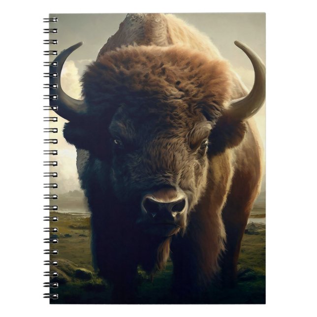Carnet Peinture de bison (Devant)