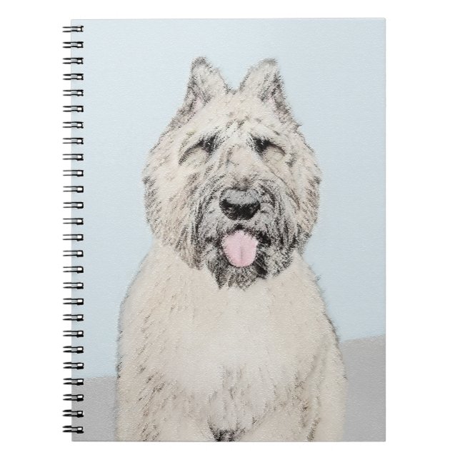 Carnet Peinture de Bouvier des Flandres - Art original de (Devant)