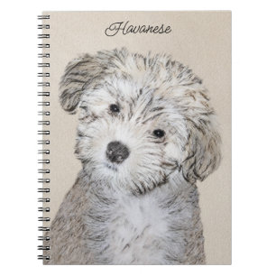 Carnet Peinture de Chien Havanais - Cute Original Chien A