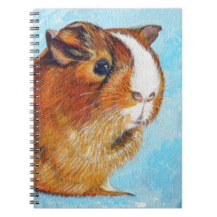 Carnet Peinture de cochon de Guinée - noix de coco