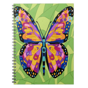 Carnet Peinture de papillon abstrait
