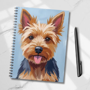 Carnet Peinture de portrait de chien Terrier du Yorkshire