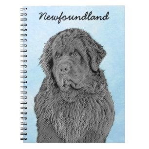 Carnet Peinture de Terre-Neuve - Cute Original Chien Art