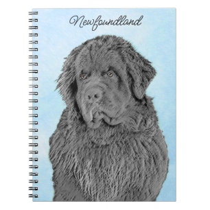 Carnet Peinture de Terre-Neuve - Cute Original Chien Art