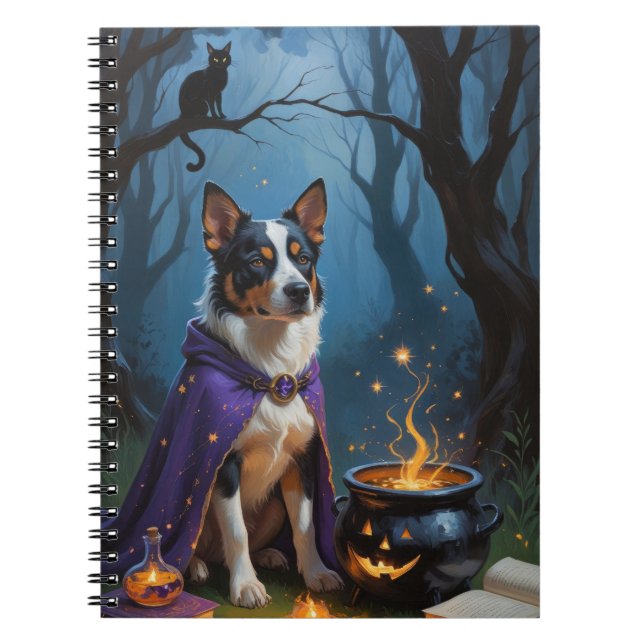 Carnet Peinture d'Halloween capricieuse australienne (Devant)