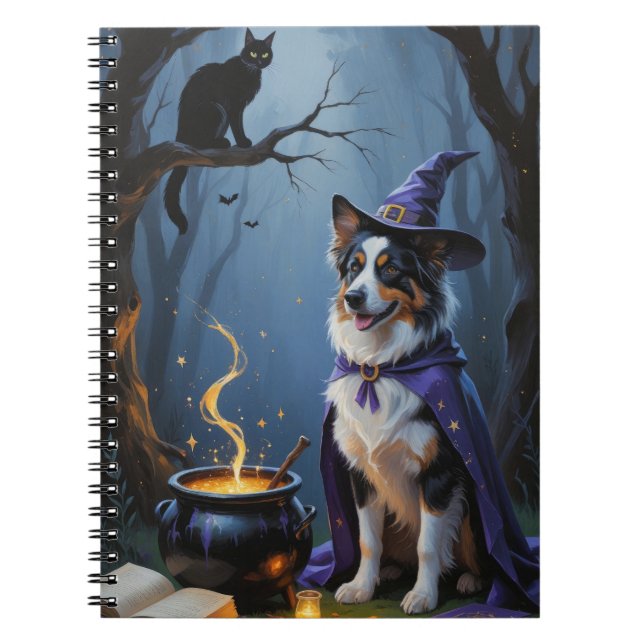 Carnet Peinture d'Halloween capricieuse australienne (Devant)