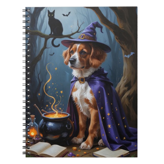Carnet Peinture d'Halloween lunaire des Bouviers des Flan (Devant)
