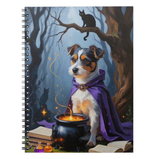 Carnet Peinture d'Halloween Whimsical Terrier australien (Devant)