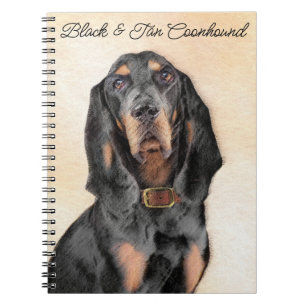 Carnet Peinture en noir et blanc - Art original Chien