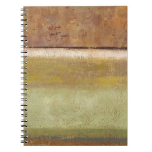 Carnet Peinture moderne dans des tons de la terre par le
