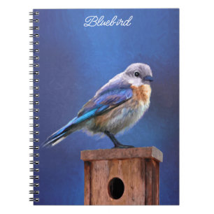 Carnet Peinture pour oiseaux bleus (femelle) - Art origin