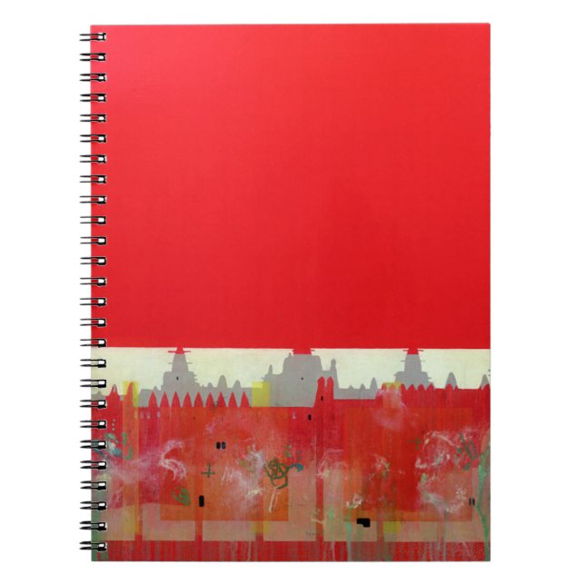 Carnet Peinture rouge (Devant)