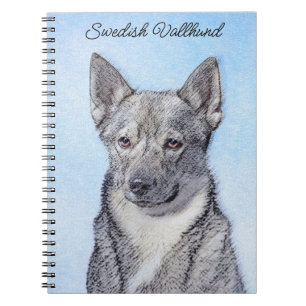 Carnet Peinture Suédoise Vallhund - Cute Original Chien A