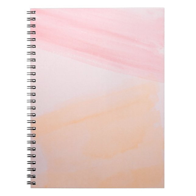 Carnet Peintures rose et orange (Devant)