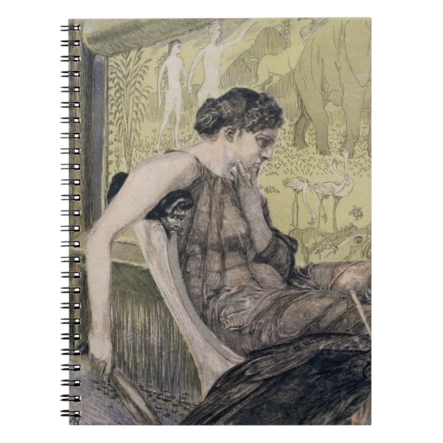 Carnet Pénélope tissant un linceul pour Laertes son (Devant)