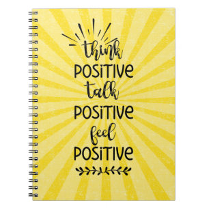 Carnet penser positif se sentir positif