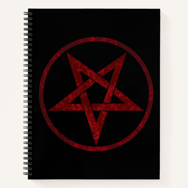 Carnet Pentagram Red Devil (Devant)