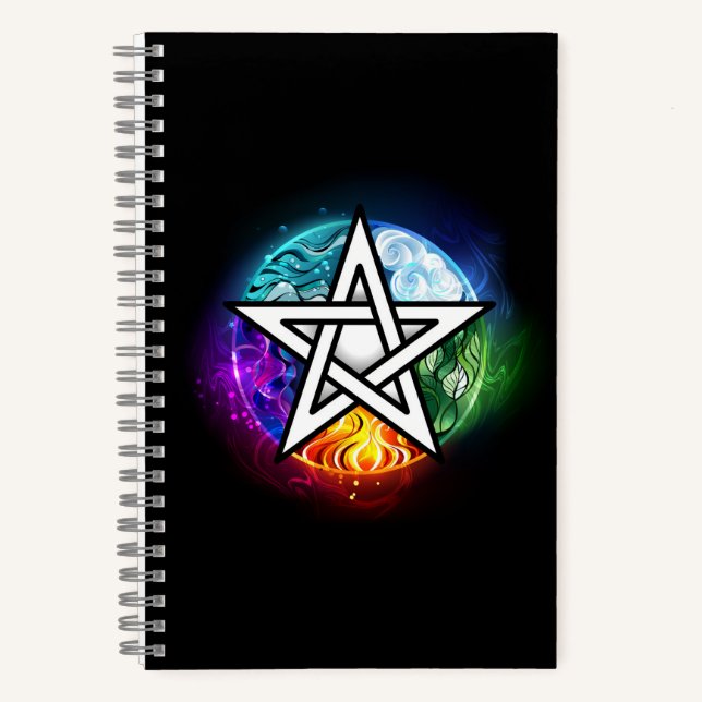 Carnet pentagramme du Wiccan (Recto)