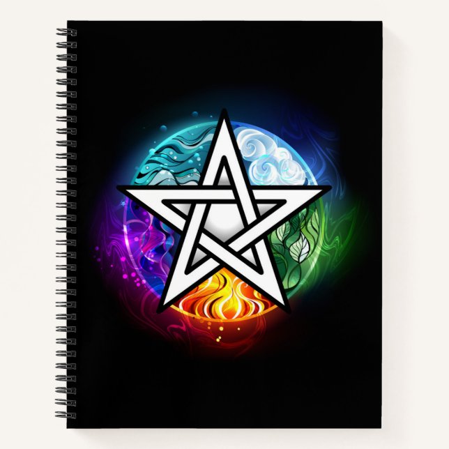 Carnet pentagramme du Wiccan (Devant)