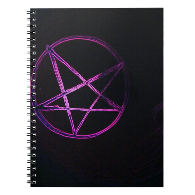 Carnet pentagramme pourpre (Devant)