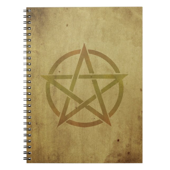 Carnet Pentagramme texturé (Devant)