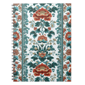 Carnet Peony Brocade
