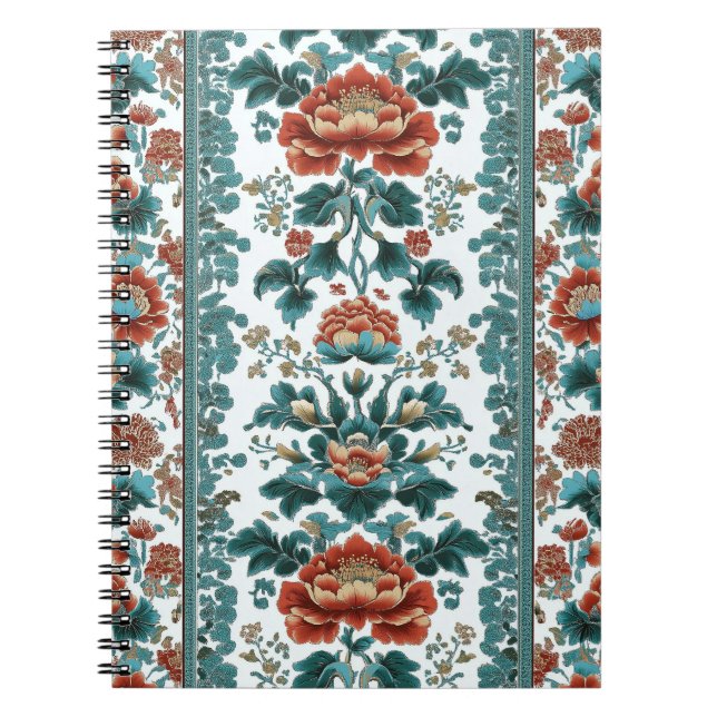 Carnet Peony Brocade (Devant)