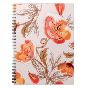 Carnet Pépites Fleurs Motif sans couture sur un backgr be