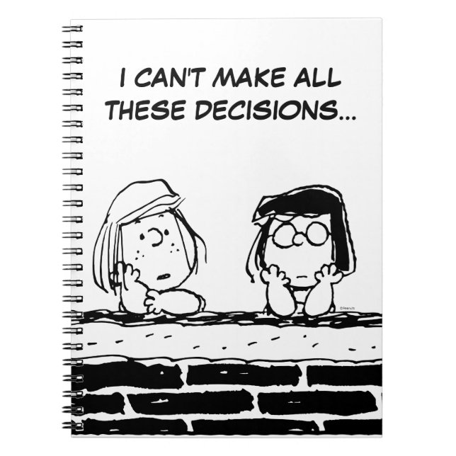 Carnet Pepperment Patty & Marcie au mur (Devant)