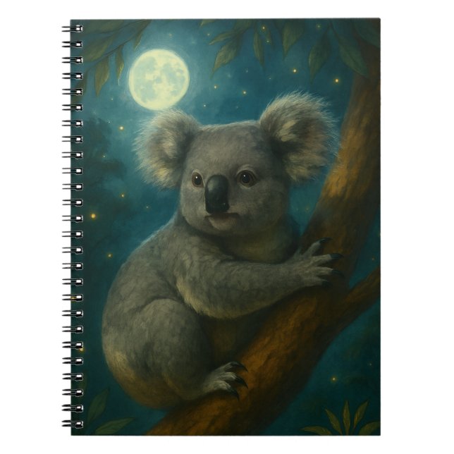 Carnet Perch Koala Lune (Devant)