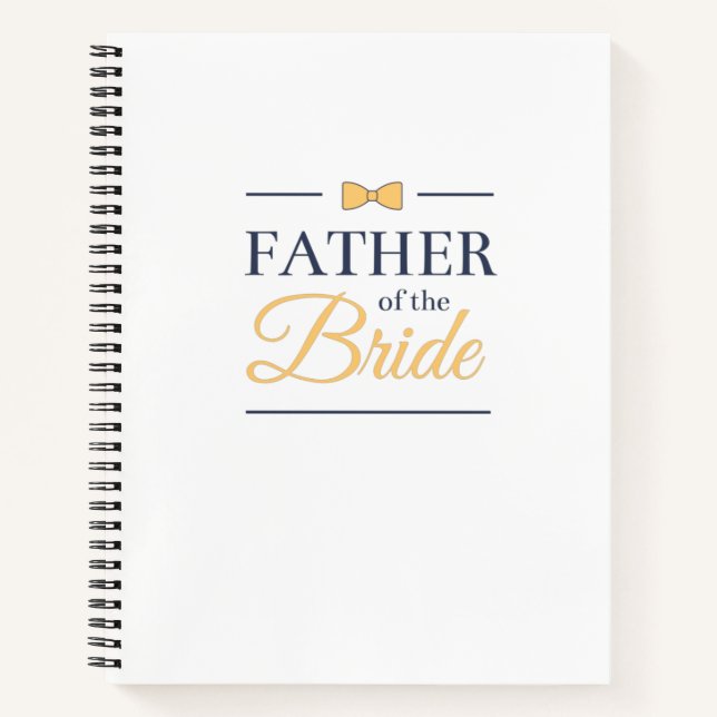 Carnet Père de la mariée (Devant)