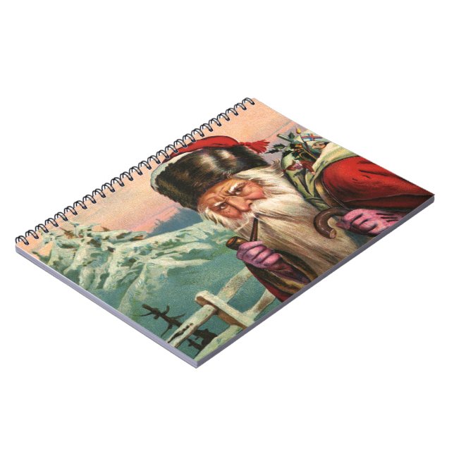 Carnet Père Noël alpin (Côté gauche)