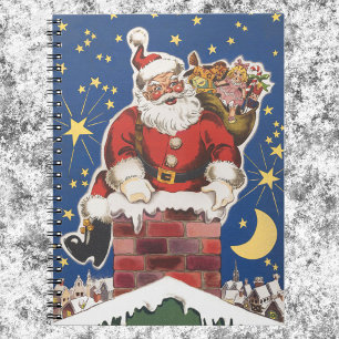 Carnet Père Noël vintage, La Nuit avant Noël