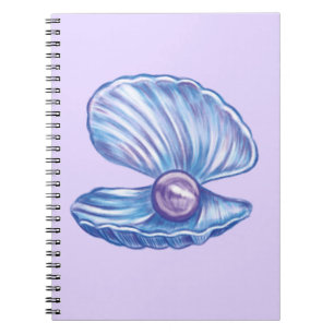 Carnet Perle de l'océan (violet)