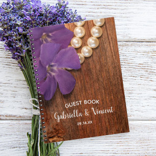 Carnet Perle, perles et Mariage campagnard en bois de gra