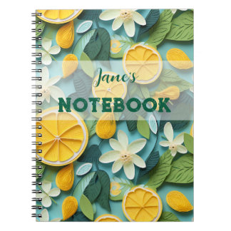 Carnet Personalise: 3D lemon