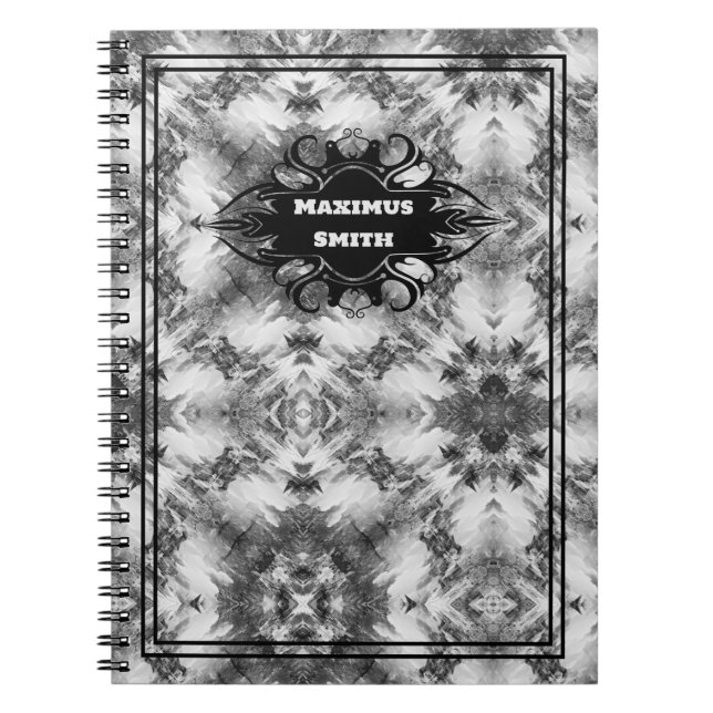 Carnet Personalize Aesthetic Elegant Abstract Ethnic (Devant)