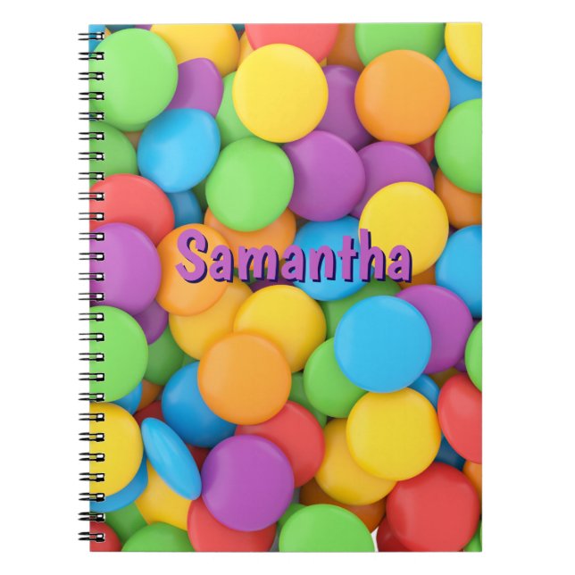 Carnet Personalized Candy Notebook – Joy Drops School  (Devant)