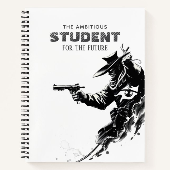 Carnet personalized cowboy notebook (Devant)
