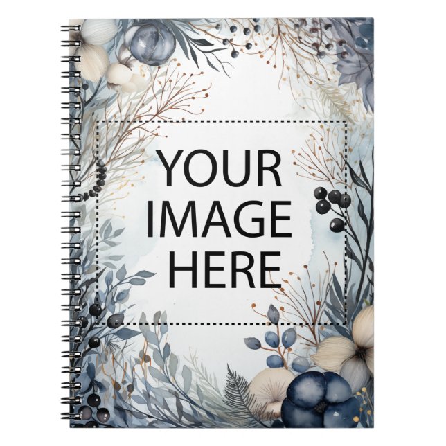 Carnet Personalized Custom Your Own Photo & Text (Devant)